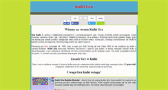 Desktop Screenshot of kulkigra.pl